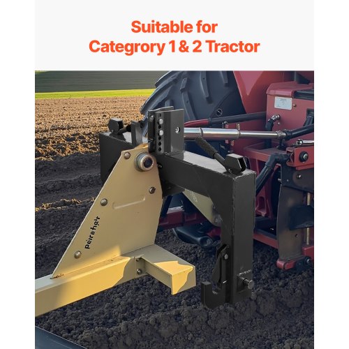 3Point Quick Hitch With 2 In Receiver 3000 Lbs Lift Capacity 3Pt 5 Level