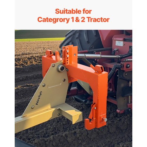 3Point Quick Hitch With 2 In Receiver 3000 Lbs Lift Capacity 3Pt 5 Level 64 8