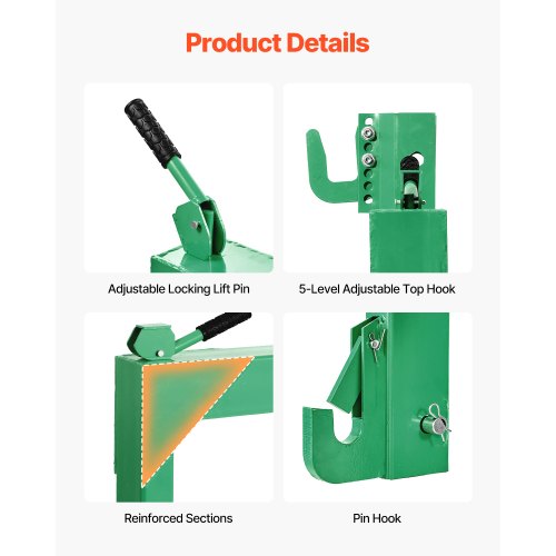 3Point Quick Hitch With 2 In Receiver 3000 Lbs Lift Capacity 3Pt 5 Level 64 4