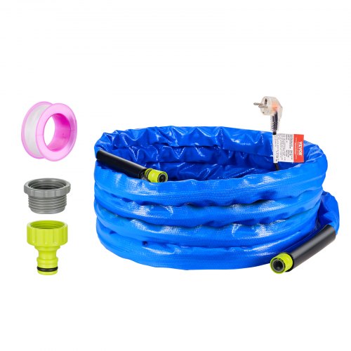 25ft Heated Water Hose for RV Heated Drinking Water Hose with Corrugated
