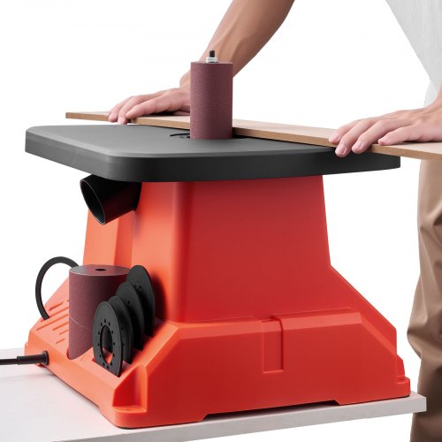 Oscillating Spindle Sander 2400Rpm Benchtop With 6 Sleeves 123 58 Stroke 154 X