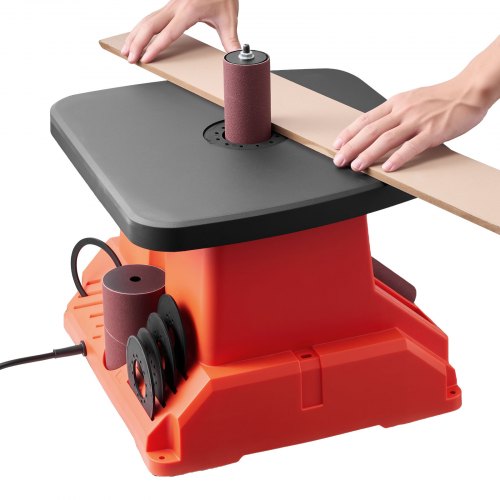 Oscillating Spindle Sander 2400Rpm Benchtop With 6 Sleeves 123 58 Stroke 154 X