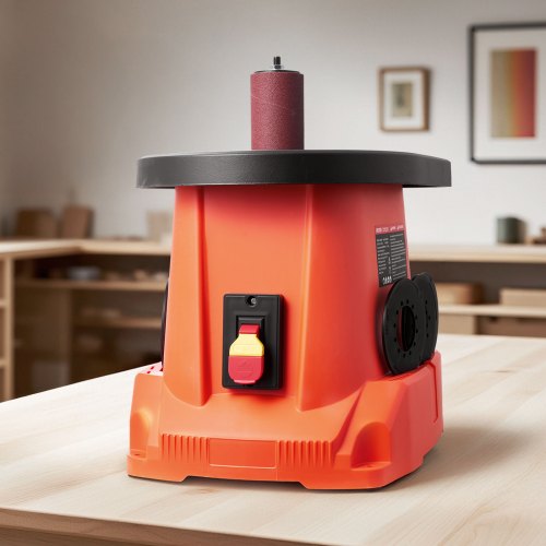 Oscillating Spindle Sander 2400Rpm Benchtop With 6 Sleeves 123 58 Stroke 156 X