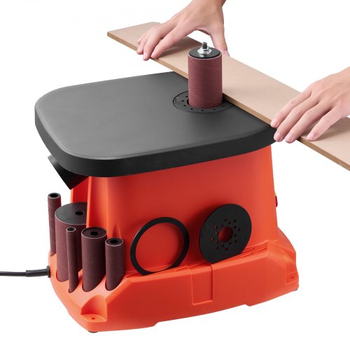 Oscillating Spindle Sander 2400Rpm Benchtop With 6 Sleeves 123 58 Stroke 156 X