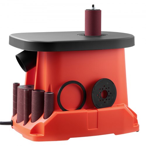 Oscillating Spindle Sander 2400Rpm Benchtop With 6 Sleeves 123 58 Stroke 156 X