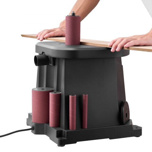 Oscillating Spindle Sander 2000RPM Benchtop Spindle Sander with 6 Sleeves