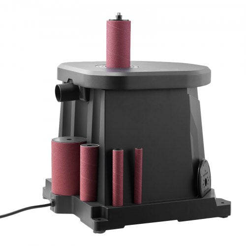 Oscillating Spindle Sander 2000RPM Benchtop Spindle Sander with 6 Sleeves