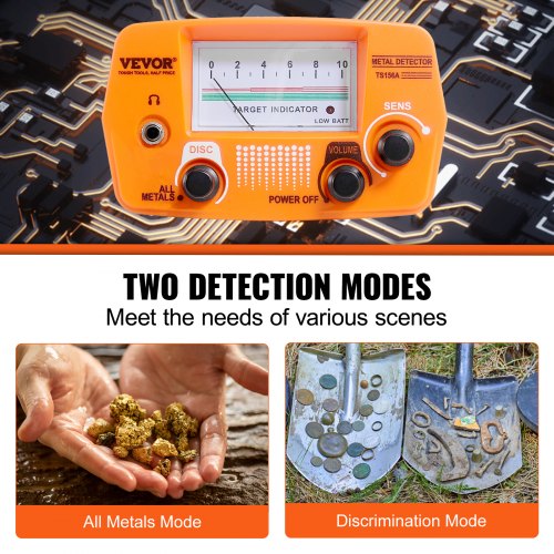 Metal Detector for Adults Kids 8 Inch Waterproof Search Coil with High