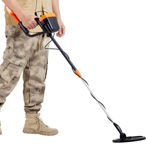 Metal Detector for Adults Kids 8 Inch Waterproof Search Coil with High