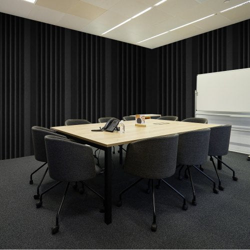 Acoustic Foam Panels 4 Pack 165 x 63 x 12 inches Adhesive High Density