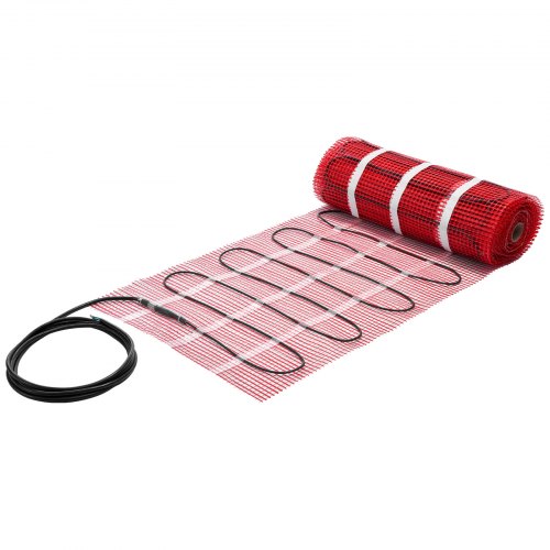 50 sqft SelfAdhesive Mesh Floor Heating Mat System 120V Electric Radiant
