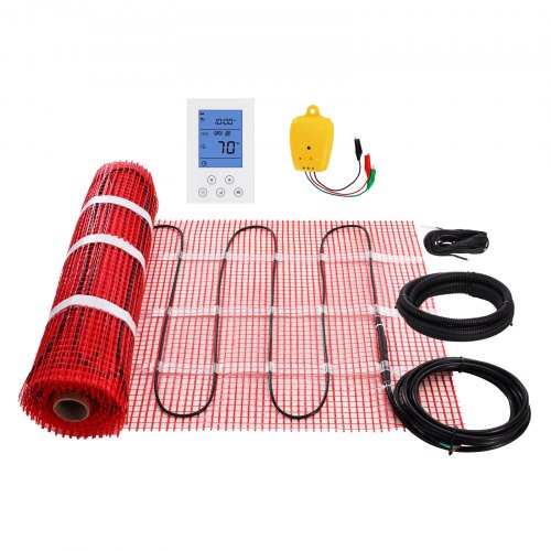 Floor Heating Mat 30 Sqft Electric Radiant InFloor Heated Warm System