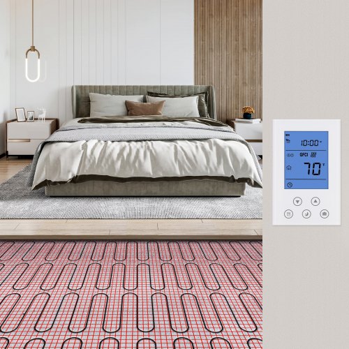 Floor Heating Mat 20 Sq ft Electric Radiant InFloor Heated Warm System