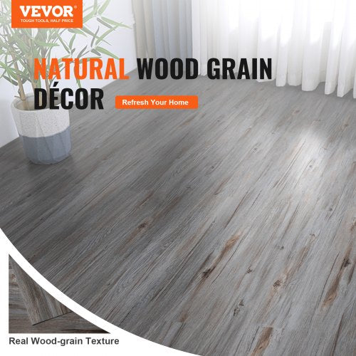 Self Adhesive Vinyl Floor Tiles 36 x 6 inch 36 Tiles 062mm Thick Peel