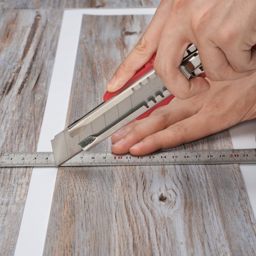Self Adhesive Vinyl Floor Tiles 36 x 6 inch 36 Tiles 062mm Thick Peel