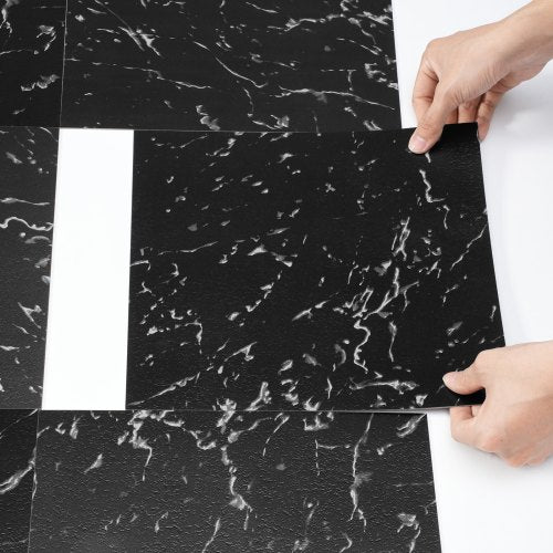 Self Adhesive Vinyl Floor Tiles 12 x 12 inch 50 Tiles 15mm Thick Peel