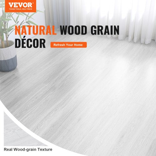 Self Adhesive Vinyl Floor Tiles 390 x 23.6 inch 15mm Thick Peel Stick