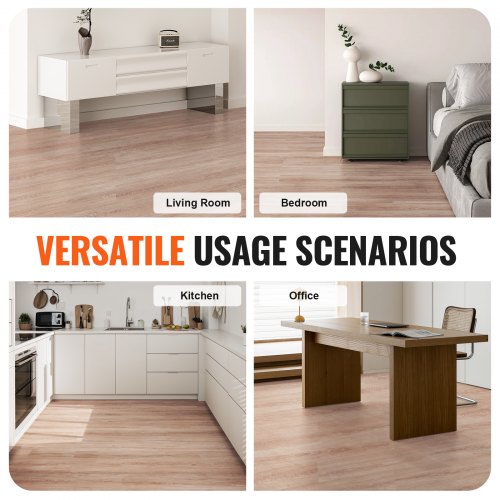 Self Adhesive Vinyl Floor Tiles 36 x 6 inch 36 Tiles 25mm Thick Peel