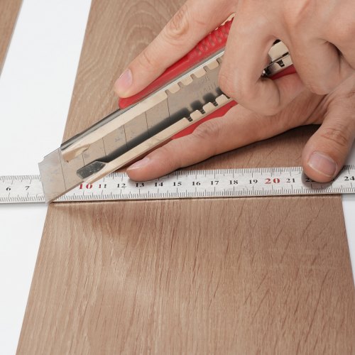 Self Adhesive Vinyl Floor Tiles 36 x 6 inch 36 Tiles 25mm Thick Peel