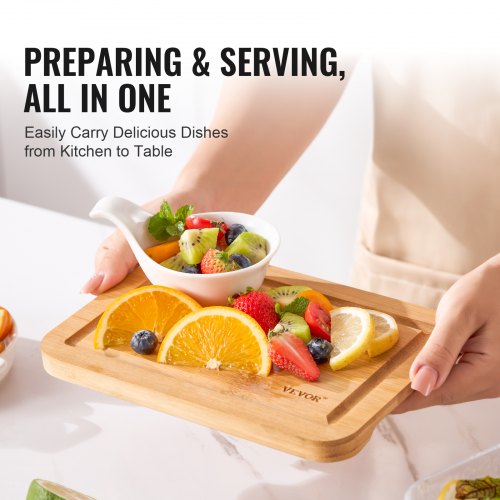 Cutting Board 3 Pieces Premium Versatile Bamboo Cutting Board with FoodGrade Oil