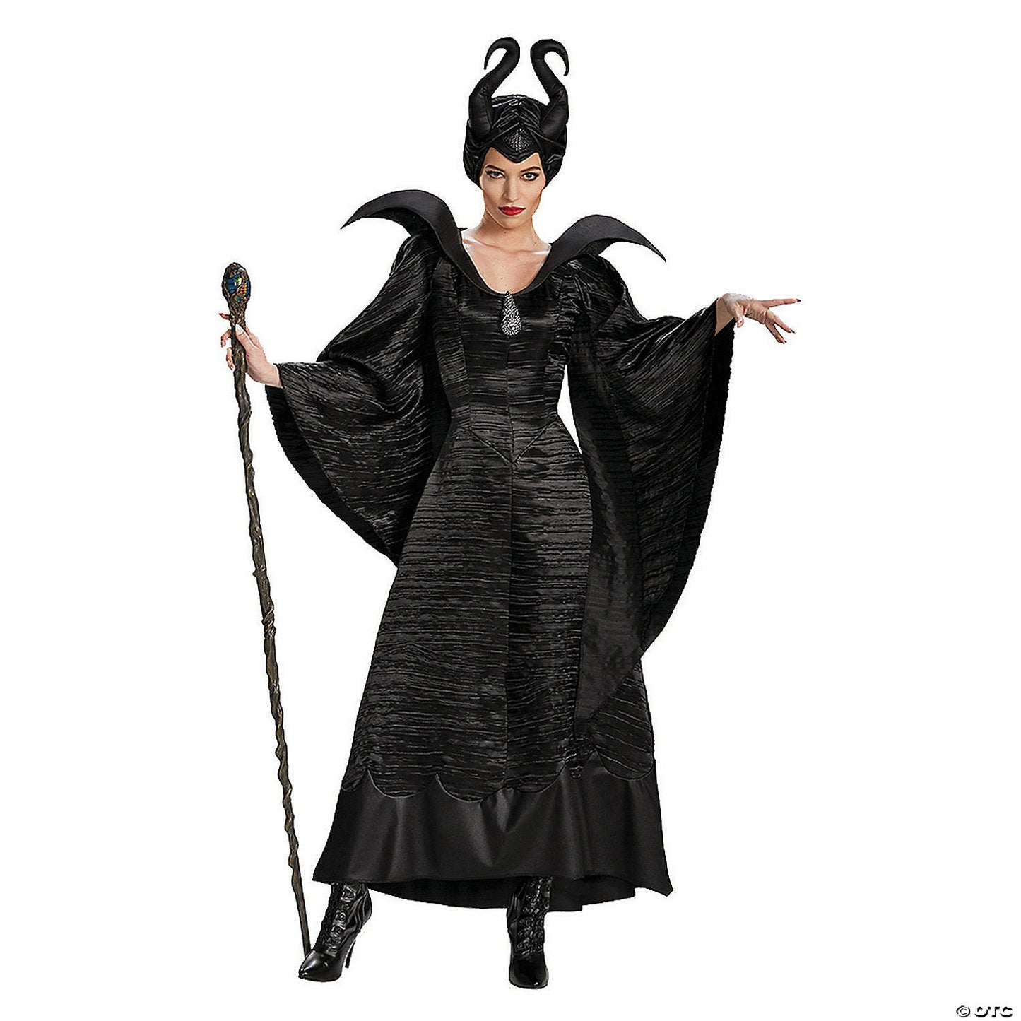 Womens Black Maleficent Christening Costume