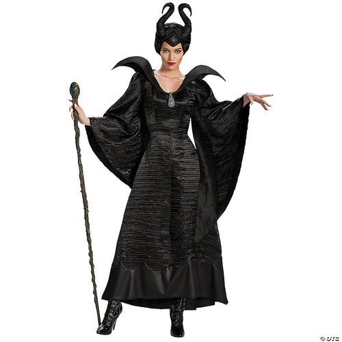 Womens Black Maleficent Christening Costume - Small