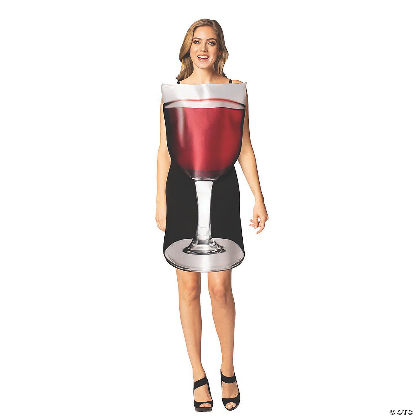 Womens Get Real Glass Of Wine Costume