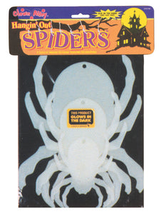 SPIDERS GLOW HANGING