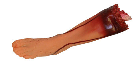 Severed Left Leg Prop | Halloween Decoration