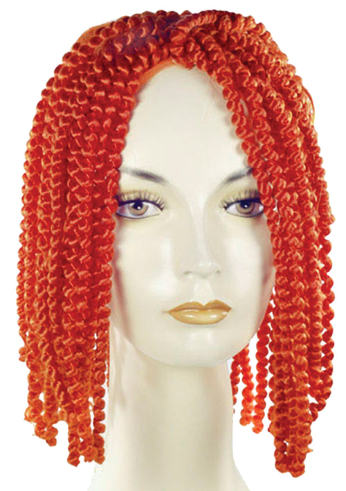 Womens Bargain Spring Curl Wig | Red