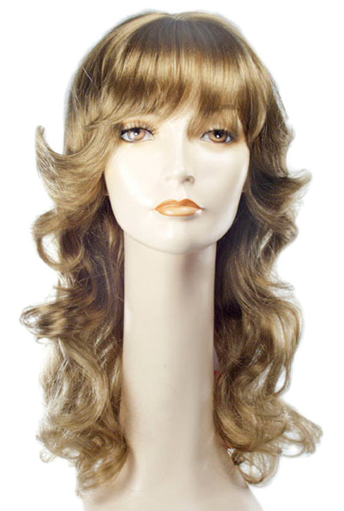 Womens Angel Farrah Wig | Dark Auburn