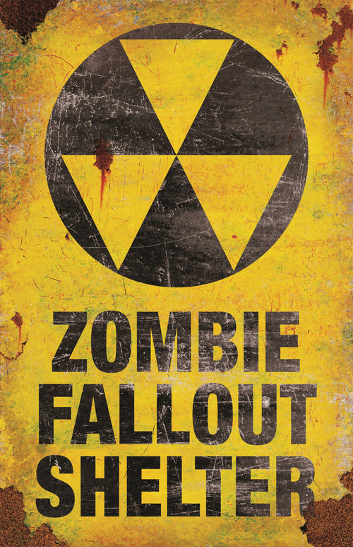 Zombie Fallout Shelter Sign | Halloween Decoration