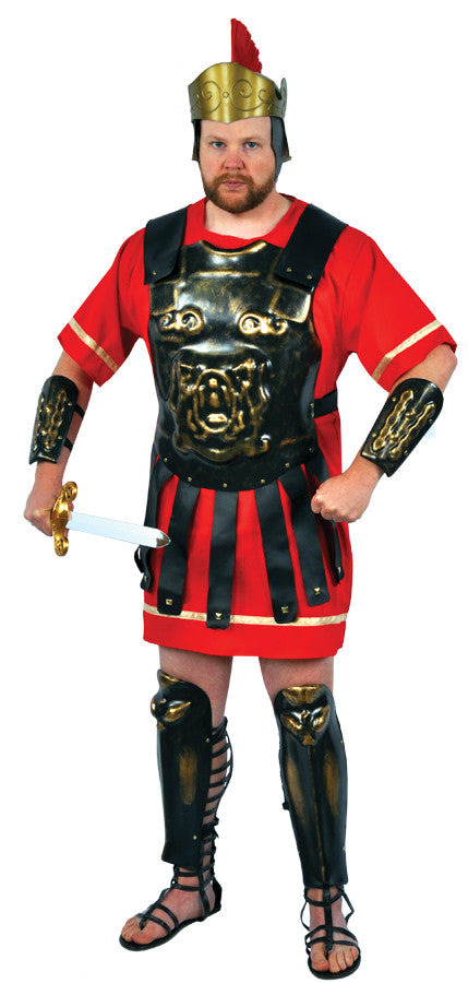 Mens Gold Wash Roman Armor Costume - Standard