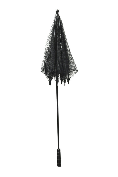 33" Black Lace Parasol