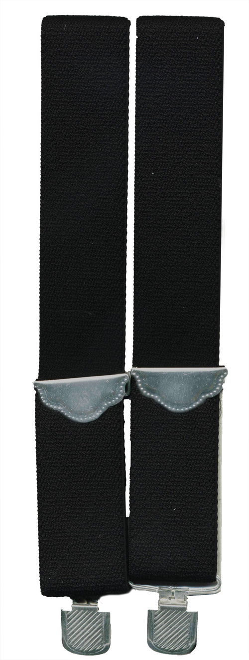 Adults Black Suspenders