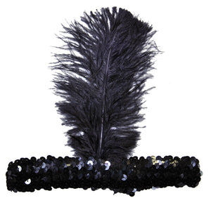20S Headband Black  Costume Accessories - Bargains Delivered