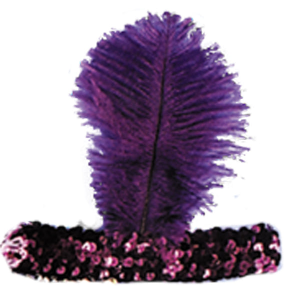 20S Headband Purple  Costume Accessories - Bargains Delivered
