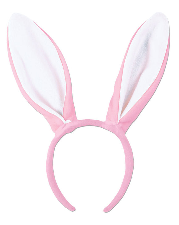 BUNNY EARS PINK W WHITE LINING