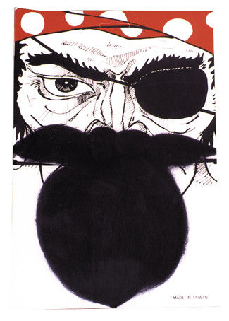 Mens Nautical Pirate Beard | Black