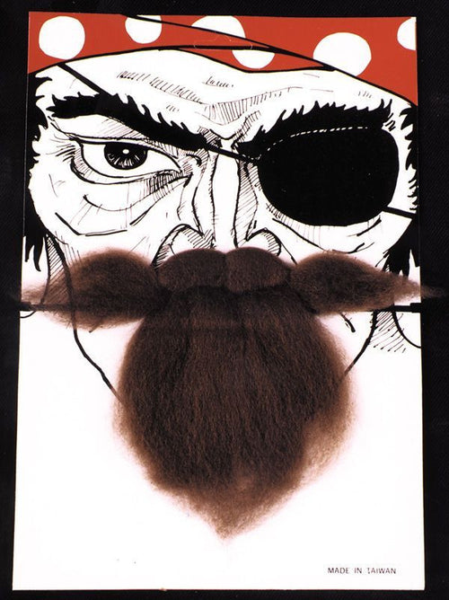 Mens Nautical Pirate Beard | Brown