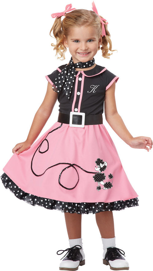 Girls Poodle Cutie Costume - Small
