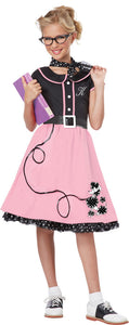 50S Sweetheart Child Sm 6-8 Child Girls Costume - Bargains Delivered