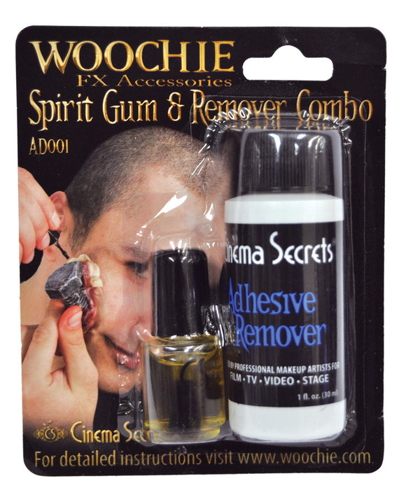 SPIRIT GUM WITH REMOVER CARDED