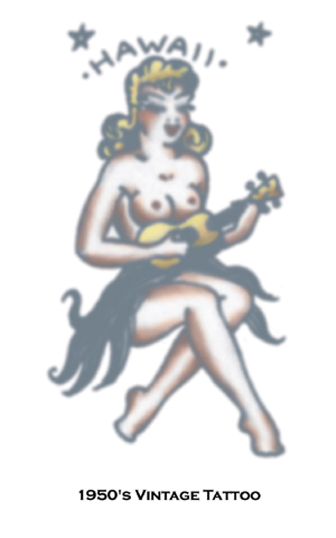 Girls | Vintage Girl Hawaii Tattoo