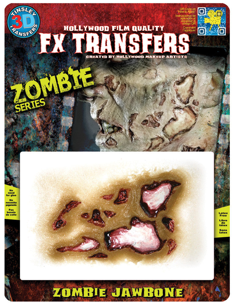 Zombie Jawbone Tattoo