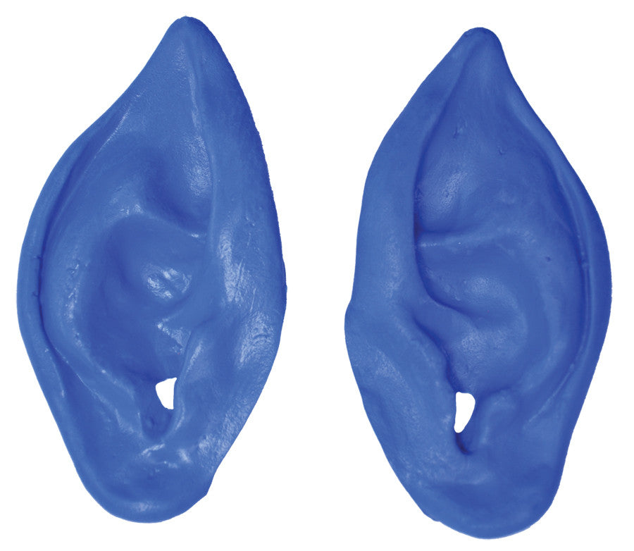 Pointed Latex Ears Alien Blue