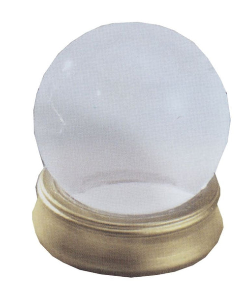 4" x 4" Water-Filled Glass Crystal Ball