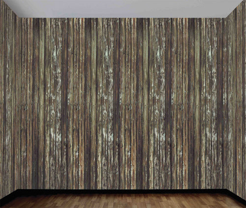 20' x 4' Wood Wall Plastic Backdrop