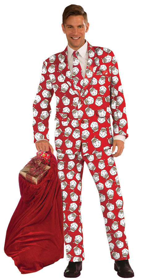 Mens Santa Suit Costume - Extra Large