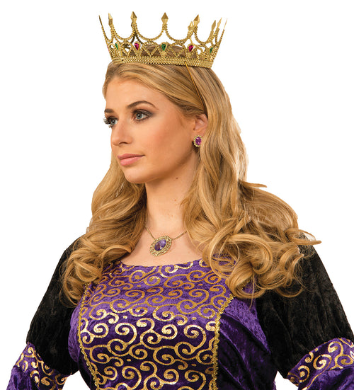 Womens Royal Queen Crown | Gold